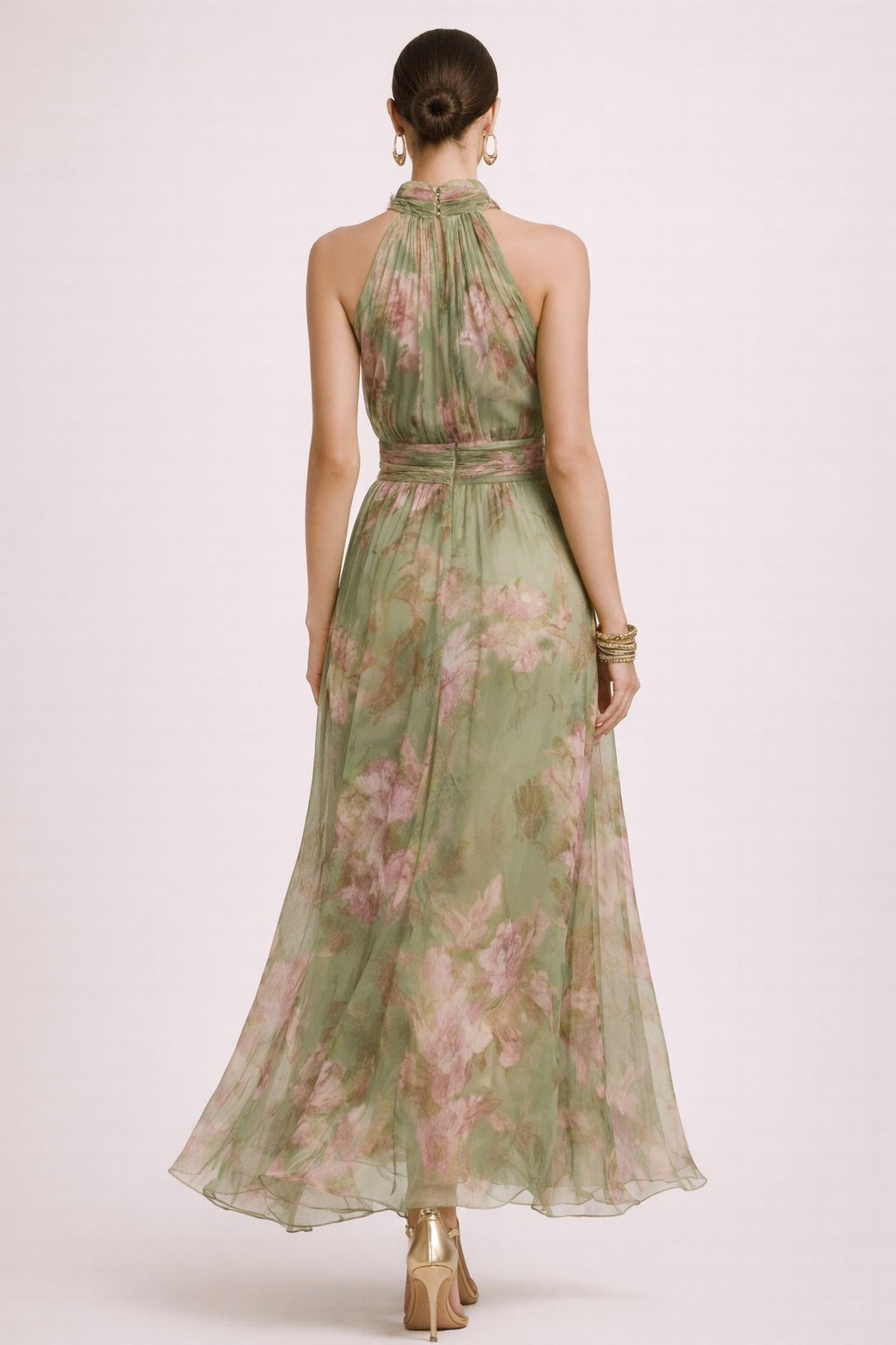TERESA Vestido Maxi Fluido Elegante