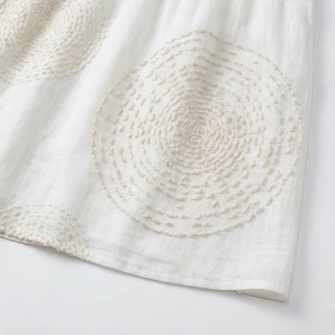 VIVIANA Vestido Bordado Fluido